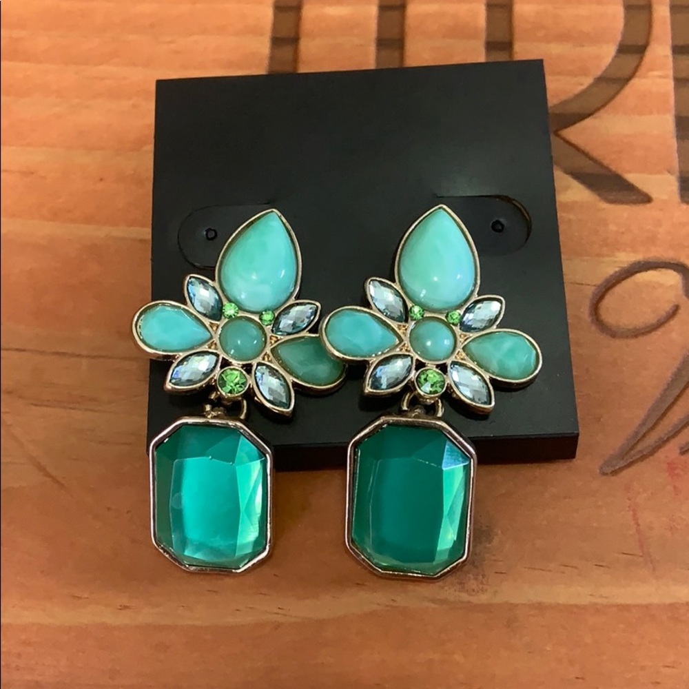 Beautiful Jade and Gemstone earrings